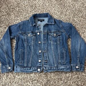 Lucky Brand The Tomboy Trucket Denim Jean Jacket Sz XS